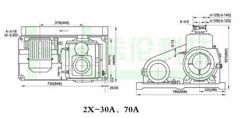 尊龙备用网址手机版2X旋片式真空泵说明书